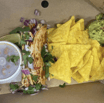 2 Chicken Tacos, Chips & Dip + Large Punch